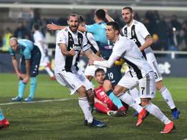 Les compos probables du match de Serie A entre la Juventus et la Sampdoria. EFE