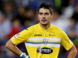 Serantes fue clave en el ascenso a Primera del Leganés. EFE/Archivo