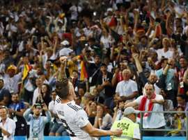 El gol de Kroos, una de las pocas alegrías en el Mundial. EFE