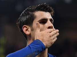 Morata peut aider l'Atlético à atteindre son rêve. EFE/EPA