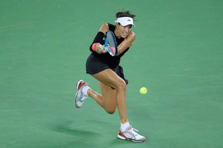 La hispanovenezolana Garbiñe Muguruza, completó su primer entrenamiento en Melbourne después de que decidiera abandonar en Sídney. EFE/Archivo