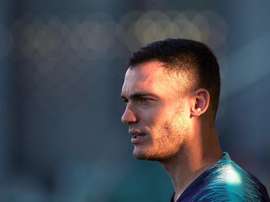 Vermaelen volvió a entrenar. EFE/Archivo