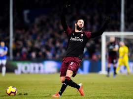 Gattuso a parlé de Gonzalo Higuain. EFE