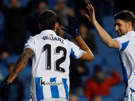 Le Barça voulait Willian José pour 15 millions d'euros. EFE
