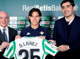 Lainez podría debutar ante el Girona. EFE