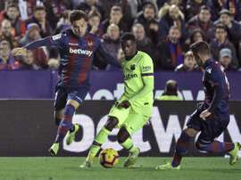 Les compos probables du match de Coupe du Roi entre Barcelone et Levante. EFE