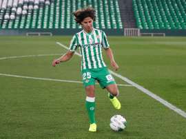 Lainez est content de sa première en Liga. EFE