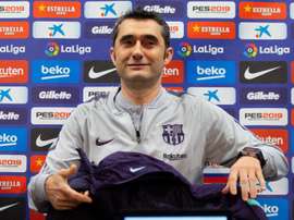 Valverde pasa revista. EFE