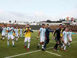 Argentina se mide a Paraguay. EFE