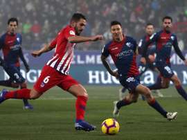 Koke reaches the 'top 5' players with the most games for Atleti. EFE