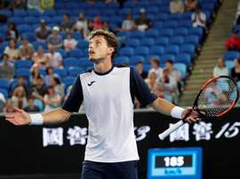 El tenista español Pablo Carreño Busta durante el partido. EFE