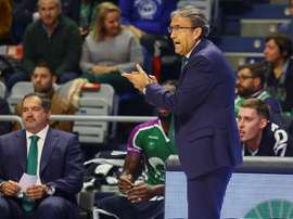 El entrenador del Unicaja Luis Casimiro. EFE/Archivo