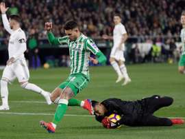 Sanabria podría dejar el equipo verdiblanco. EFE