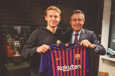 De Jong sera 'blaugrana' à partir de juillet. EFE