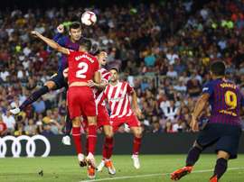 Le groupe de Barcelone pour la Supercoupe de Catalogne 2019. EFE