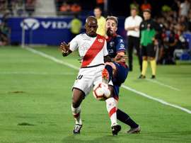 De cara al partido ante el Alavés. EFE