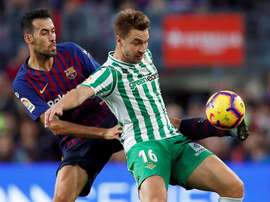 Busquets a réagi à la victoire face à Gérone. EFE