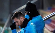 Groupe de Barcelone pour affronter Séville en Liga. EFE