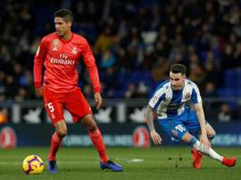 O PSG pensa em alternativas a Varane. EFE/Archivo