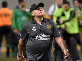 Maradona en estado puro. EFE