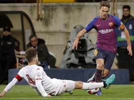 Valencia are looking to seal a deal for Denis Suárez. EFE