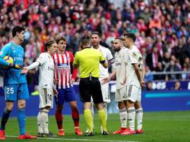 O Real venceu o Atlético no Wanda Metropolitano. EFE
