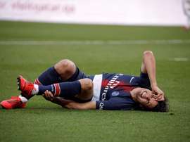 Cavani looks set to be out for longer than first thought. EFE/EPA