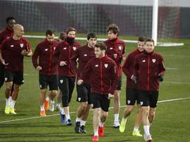 El Athletic regresó a los entrenamientos. EFE/Archivo
