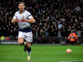 Jan Vertonghen's future at Tottenham is not guaranteed. AFP/Archivo