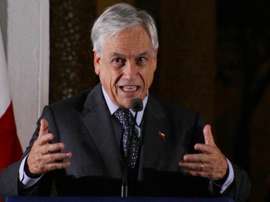 Sebastián Piñera anunció la candidatura conjunta de Chile. EFE/Archivo