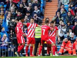 Portu's header sealed the victory for Girona. EFE