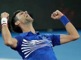 Novak Djokovic, tras ganar el Abierto de Australia. EFE/Archivo