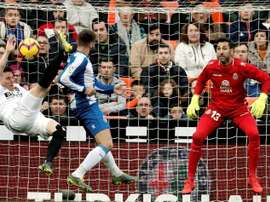 Diego Lopez passe les 100 matchs avec l'Espanyol. EFE