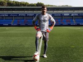Javi Varas llega para aportar veteranía al Huesca. EFE