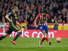 Costa tuvo un tanto en la segunda parte. EFE