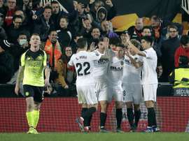 Valencia have not won any of their last five away games in the CL. EFE