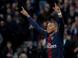 Vitória do PSG com dois de Mbappé. EFE/EPA