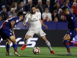 Prováveis escalações de Levante e Real Madrid. EFE