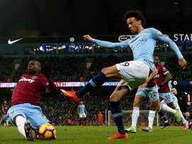 City e West Ham se enfrentarão em 19 de fevereiro. EFE