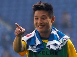 Wu Lei est le porte-bonheur. EFE