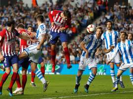 Morata despierta al Atleti a cabezazos. EFE