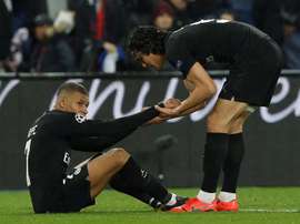 Kylian Mbappe could miss tomorrow's final. EFE