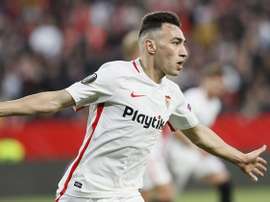 Munir lamentó el empate a dos ante el Slavia de Praga. EFE