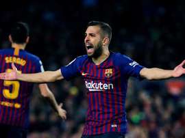 Jordi Alba's poor end of season affected Barcelona. EFE/Archive