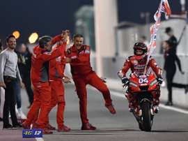 El piloto italiano de MotoGP Andrea Dovizioso, del equipo Mission Winnow Ducati. EFE/EPA EFE/EPA