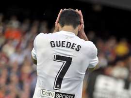 Guedes traîne des gênes au pied. EFE