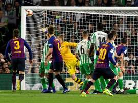 Canales s'est incliné face à Messi. EFE