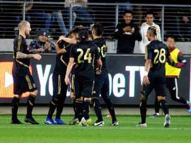 Los Angeles FC logró igualar el partido gracias a Vela. EFE