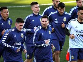 'Pity' Martinez a parlé avec Messi. EFE