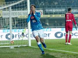 Fabian Ruiz will not be renewing his Napoli contract for the time being. EFE